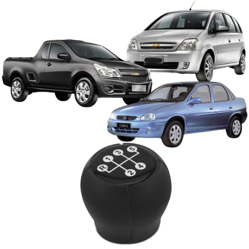 Manopla Bola Câmbio Chevrolet Corsa, Vectra, Montana, Meriva
