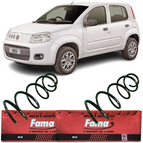 Mola Suspensão Dianteira Fama Fiat Uno Evo 2010 A 2021