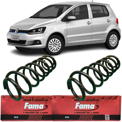 Mola Suspensão Traseira Fama Vw Fox 1.6 16v 2015 A 2021