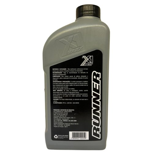Óleo Para Motor 4 Tempos Sae 20w50 Mineral Moto X1 Maxx