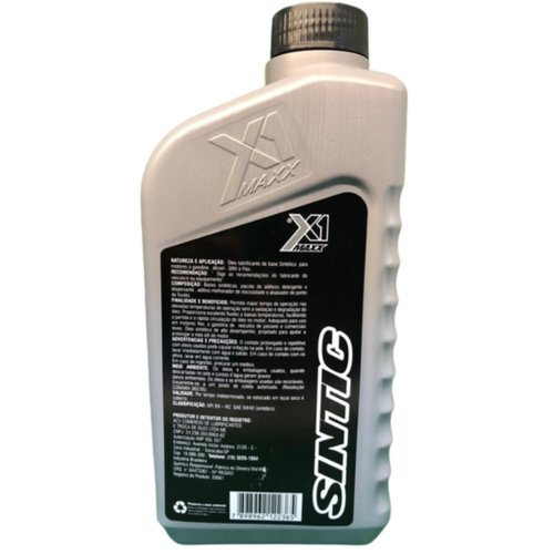 Óleo Sintético 05w40 Api Sn-rc  X1 Maxx