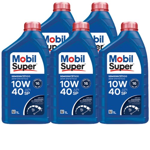 Óleo Motor Mobil Super 10w-40 Semissintético Api Sp