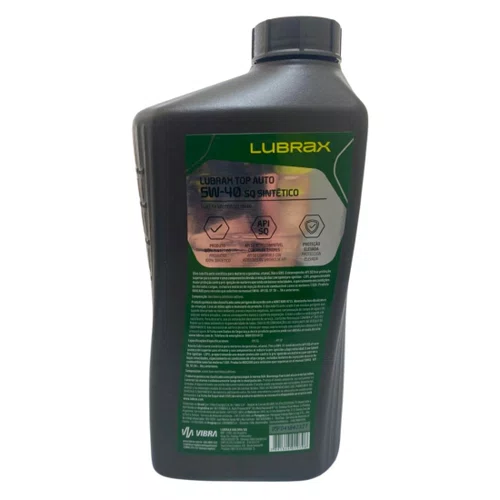 Óleo Motor 5w40 Lubrax Valora Sintético