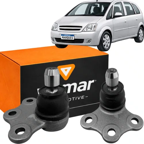 Par 2 Pivô Bandeja Dianteiro Viemar Gm Meriva 2003 2012