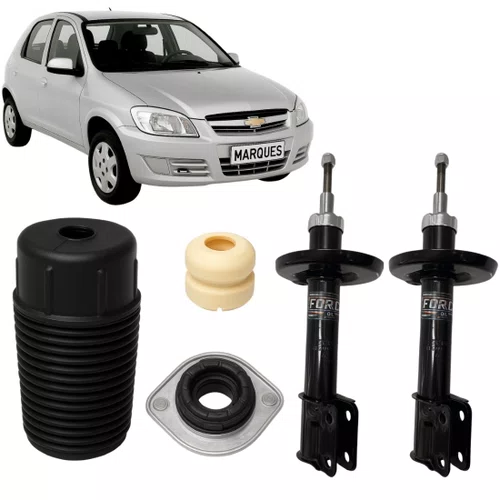 PAR AMORTECEDOR CELTA CORSA PRISMA + KIT