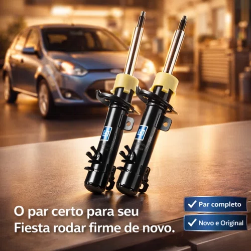 Par Amortecedor Dianteira Nakata Ford Fiesta 2002 Á 2014