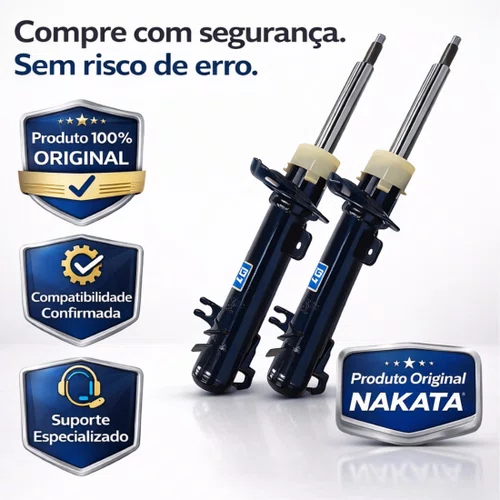 Par Amortecedor Dianteira Nakata Ford Fiesta 2002 Á 2014