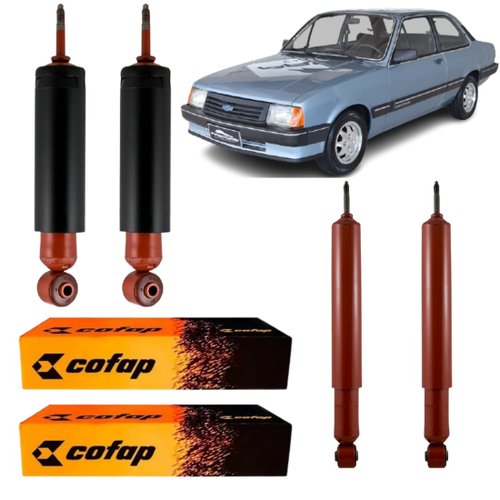 Par Amortecedor Dianteiro Traseiro Cofap Gm Chevette 1973 A 1993