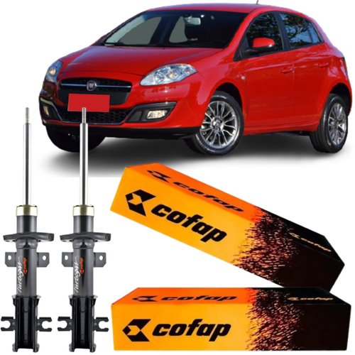 Par Amortecedor Dianteiro Cofap Fiat Bravo 1.8 2010 A 2017