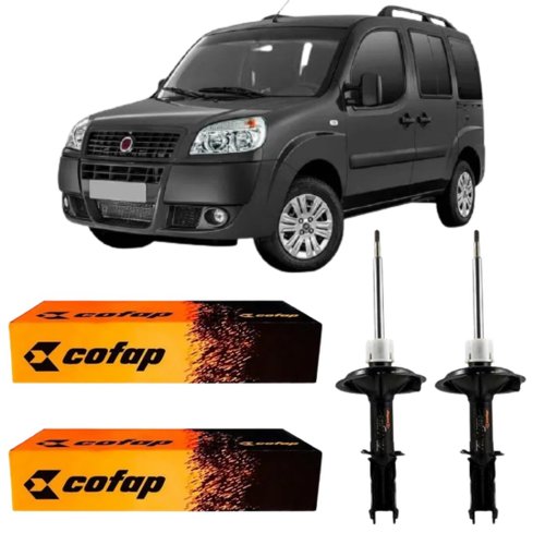 Par Amortecedor Dianteiro Cofap Fiat Doblo 2001 A 2021