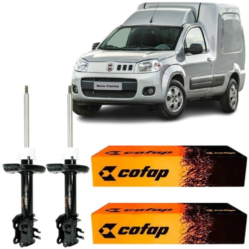 Par Amortecedor Dianteiro Cofap Fiat Fiorino 1.4 2013 A 2021