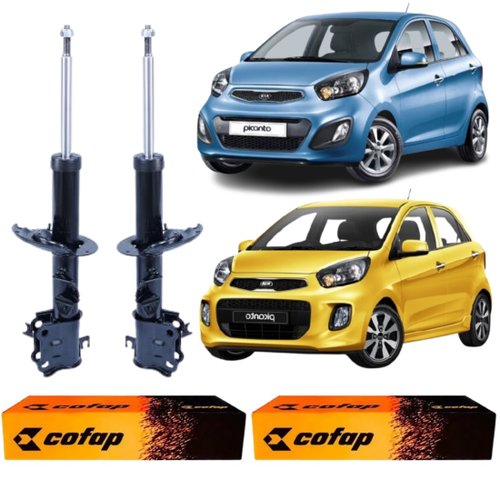 Par Amortecedor Dianteiro Cofap Kia Picanto 2012 A 2016