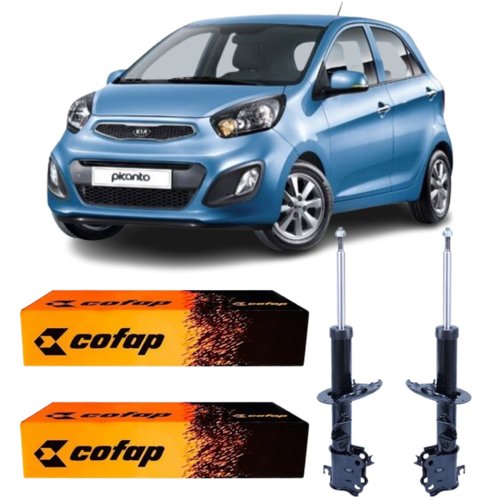 Par Amortecedor Dianteiro Cofap Kia Picanto 2012 A 2016