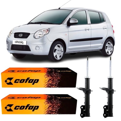Par Amortecedor Dianteiro Cofap Kia Picanto 2006 A 2011