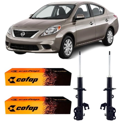 Par Amortecedor Dianteiro Cofap Nissan Versa 2011 A 2021