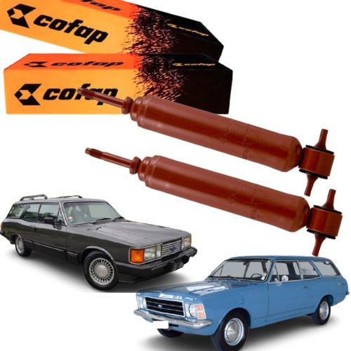 Par Amortecedor Dianteiro Opala Caravan 1968 A 1987