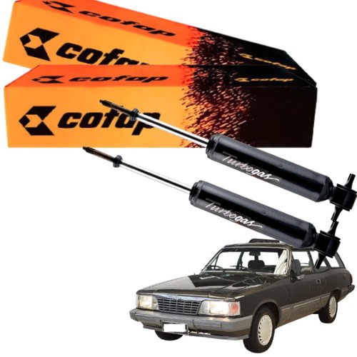 Par Amortecedor Dianteiro Opala E Caravan 1987 A 1993