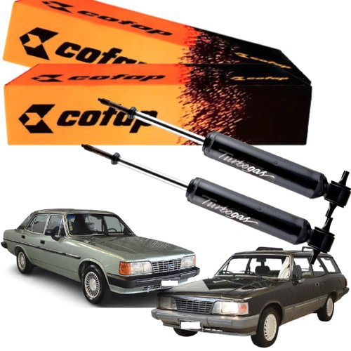 Par Amortecedor Dianteiro Opala E Caravan 1987 A 1993