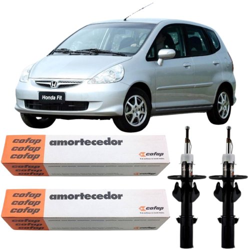 Par Amortecedor Dianteiro Cofap Para Honda Fit 2003 A 2008