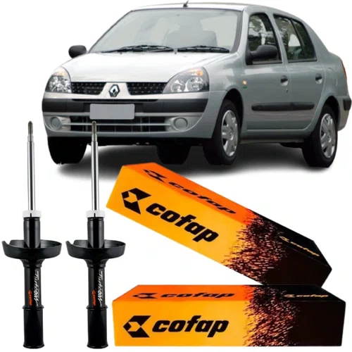 Par Amortecedor Dianteiro Cofap Renault Clio 1.0 1999 A 2011