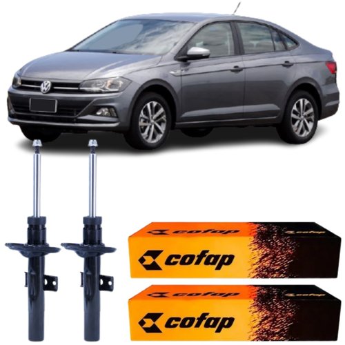 Par Amortecedor Dianteiro Cofap Vw Polo Virtus 2018 A 2022