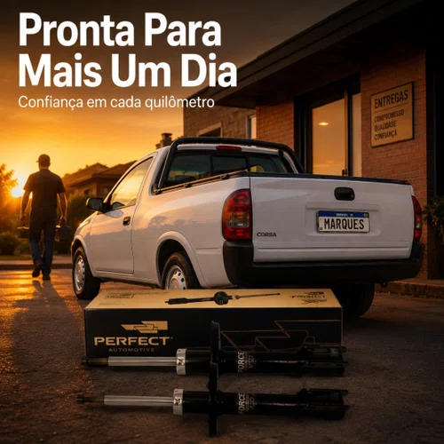 Par Amortecedor Dianteiro Corsa Classic Celta Prisma Perfect