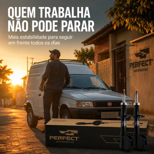 Par Amortecedor Dianteiro Perfect Uno Fiorino 1993 A 2012