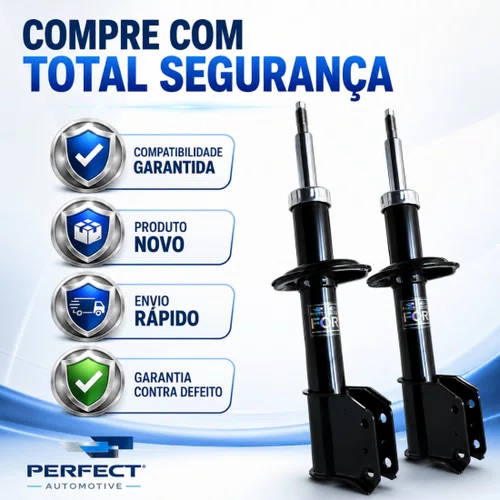 Par Amortecedor Dianteiro Perfect Uno Fiorino 1993 A 2012