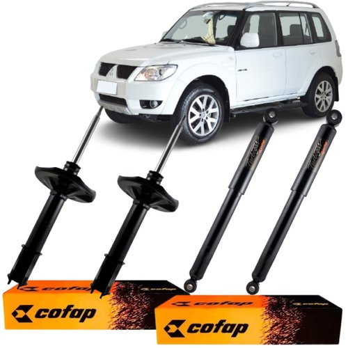 Par Amortecedor Dianteiro Traseiro Cofap Pajero Tr4 2000 A 2014