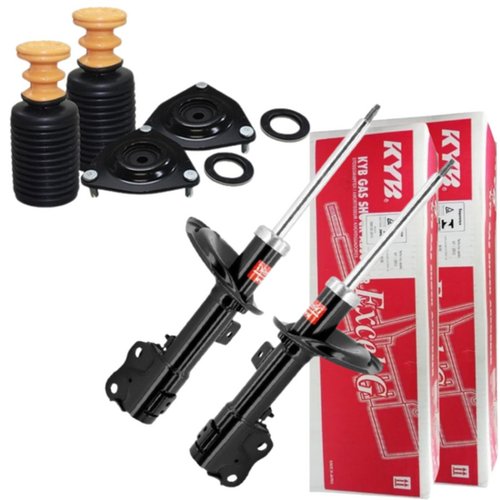Par Amortecedor Dianteiro Kyb Com Kit Mitsubishi Lancer 2.0
