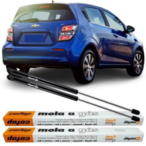 Par Amortecedor Mola Gás Tampa Traseira Gm Agile Sonic