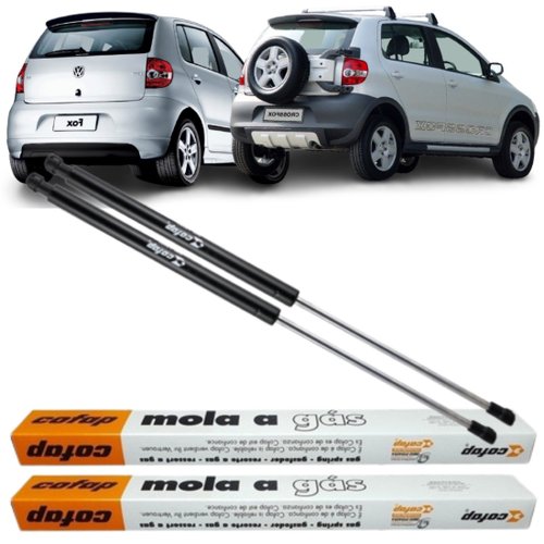 Par Amortecedor Mola Gás Tampa Traseira Vw Fox Crossfox