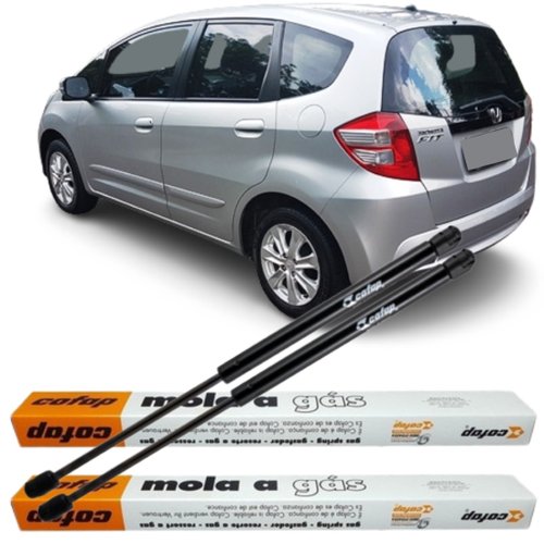 Par Amortecedor Mola Gás Tampa Traseira Honda Fit 2003 A 2014