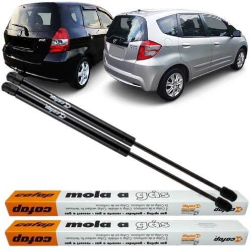 Par Amortecedor Mola Gás Tampa Traseira Honda Fit 2003 A 2014