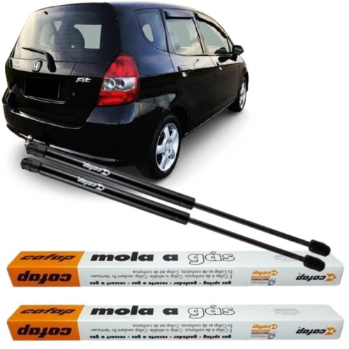 Par Amortecedor Mola Gás Tampa Traseira Honda Fit 2003 A 2014
