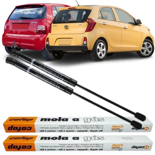 Par Amortecedor Mola Gás Tampa Traseira Kia Picanto 2006 A 2017
