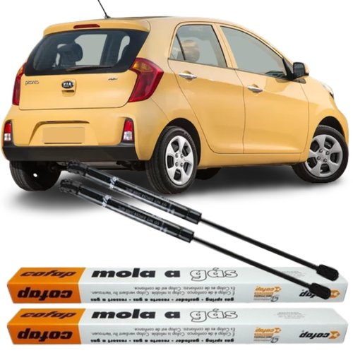 Par Amortecedor Mola Gás Tampa Traseira Kia Picanto 2006 A 2017