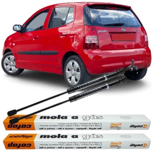 Par Amortecedor Mola Gás Tampa Traseira Kia Picanto 2006 A 2017