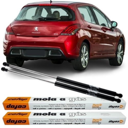 Par Amortecedor Mola Gás Tampa Traseira Peugeot 307 308