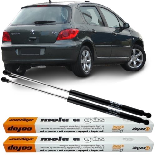 Par Amortecedor Mola Gás Tampa Traseira Peugeot 307 308
