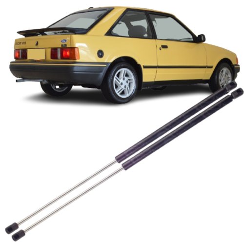 Par Amortecedor Mola Gás Tampa Traseira Apx Escort 1986 A 1992