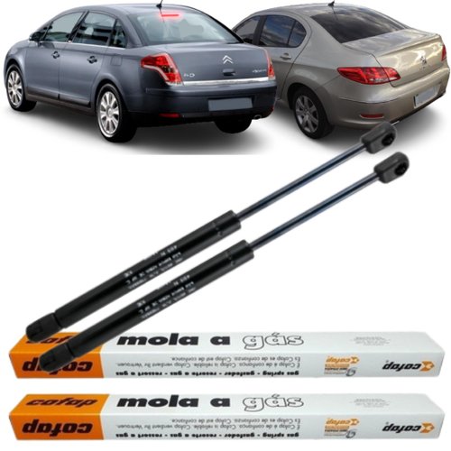 Par Amortecedor Mola Gás Tampa Traseira Peugeot 408 C4