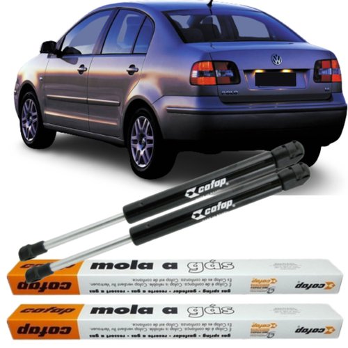 Par Amortecedor Mola Gás Tampa Traseira Polo Sedan 2002 A 2014