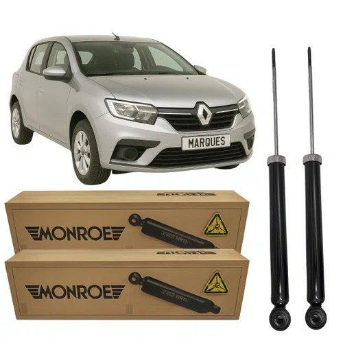 Par Amortecedor Original Monroe Para Renault Logan E Sandero