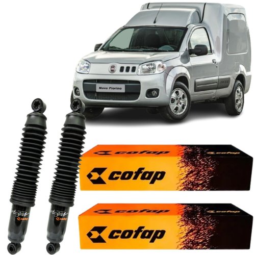 Par Amortecedor Traseiro Cofap Fiorino 1.4 2013 A 2021