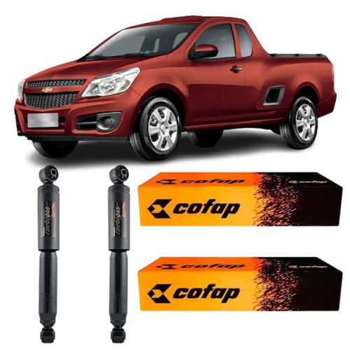 Par Amortecedor Traseiro Cofap Chevrolet Montana 2003 A 2019