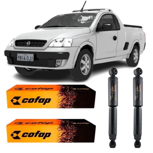 Par Amortecedor Traseiro Cofap Chevrolet Montana 2003 A 2019