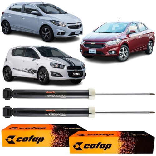 Par Amortecedor Traseiro Cofap Chevrolet Onix Prisma Sonic