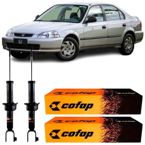 Par Amortecedor Traseiro Cofap Honda Civic 1.6 1996 A 2000