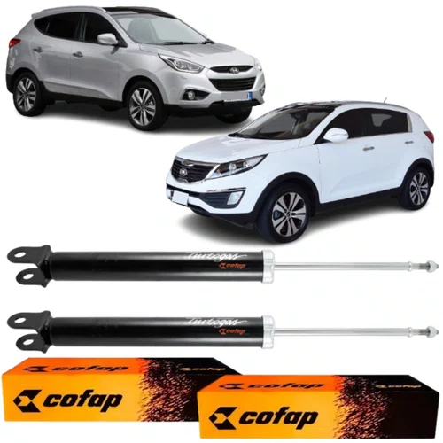 PAR AMORTECEDOR TRASEIRO COFAP IX35 E SPORTAGE